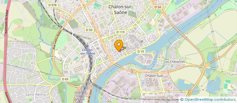 localisation de l'entreprise VAL EN DOMBES à CHALON-SUR-SAONE