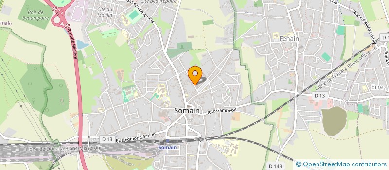 localisation de l'entreprise VAL'ENSEIGNE à SOMAIN