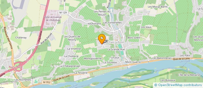 localisation de l'entreprise VAL ENTERPRISE  ROCHECORBON