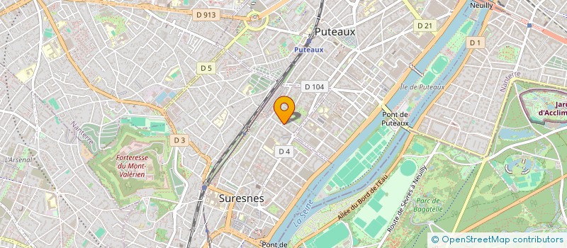 localisation de l'entreprise VAL ET JU à SURESNES
