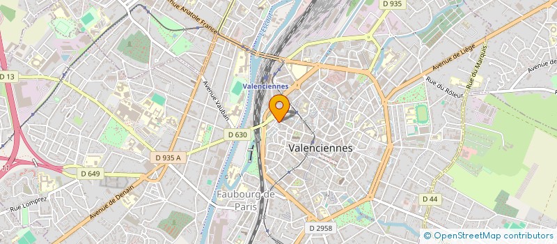 localisation de l'entreprise VAL'EXPO  VALENCIENNES