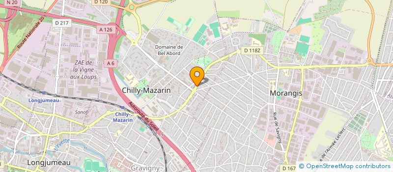 localisation de l'entreprise VAL EXPRESS à CHILLY-MAZARIN