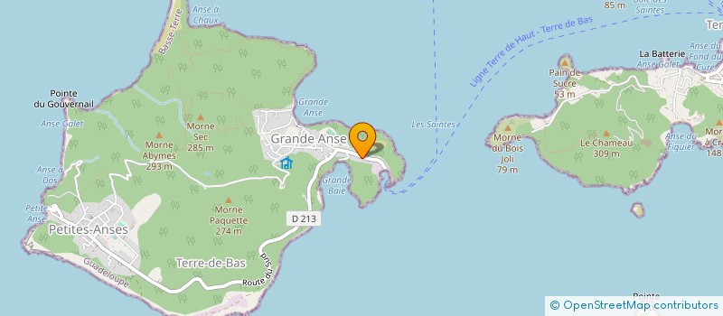 localisation de l'entreprise VAL' FERRY à TERRE DE BAS