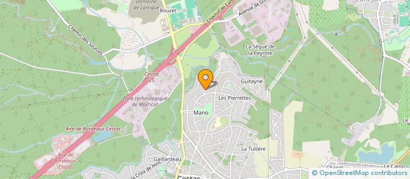 localisation de l'entreprise VAL FINANCE à CESTAS