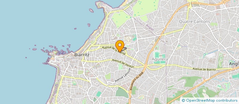localisation de l'entreprise VAL FLORES à BIARRITZ