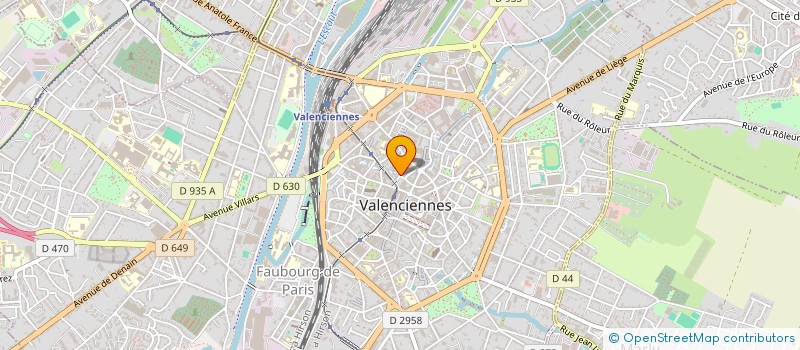 localisation de l'entreprise VAL'FOOT  VALENCIENNES