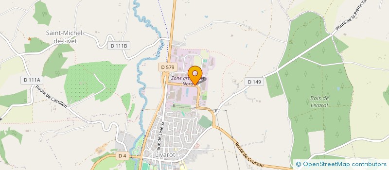 localisation de l'entreprise VAL FORTIN  LIVAROT-PAYS-D'AUGE