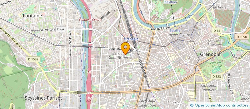 localisation de l'entreprise VAL FRUITS à GRENOBLE