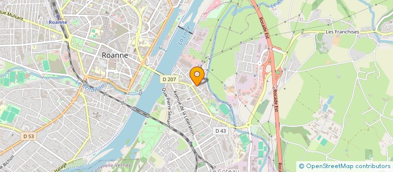 localisation de l'entreprise VAL GAMBETTA  LE COTEAU