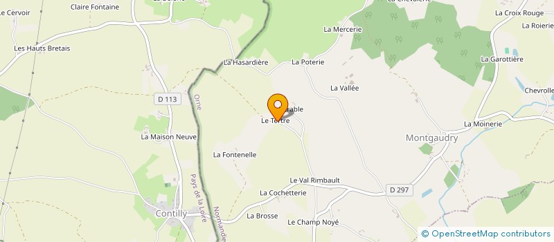 localisation de l'entreprise VAL GAUDRY à MONTGAUDRY