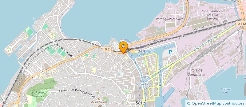 localisation de l'entreprise VAL GESTION  SETE