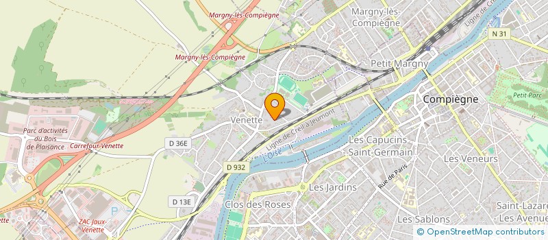 localisation de l'entreprise VAL GJH SC  VENETTE