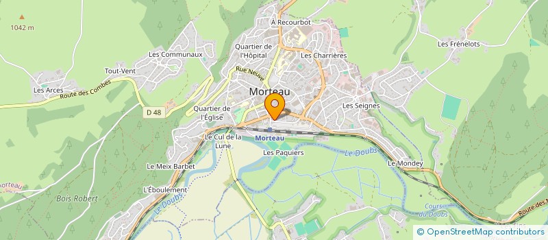 localisation de l'entreprise VAL GOURMET à MORTEAU