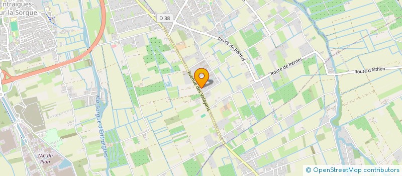 localisation de l'entreprise VAL GROUPE  ALTHEN-DES-PALUDS