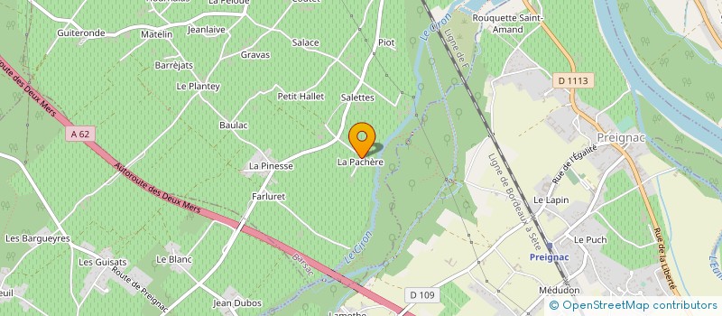 localisation de l'entreprise VAL HORIZONS  BARSAC