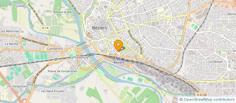 localisation de l'entreprise VAL IMMO  BEZIERS