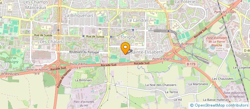 localisation de l'entreprise VAL IMMO  RENNES
