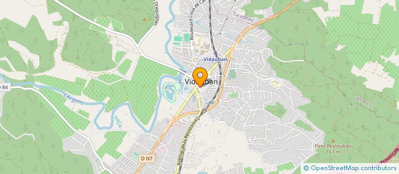 localisation de l'entreprise VAL IMMOBILIER  VIDAUBAN