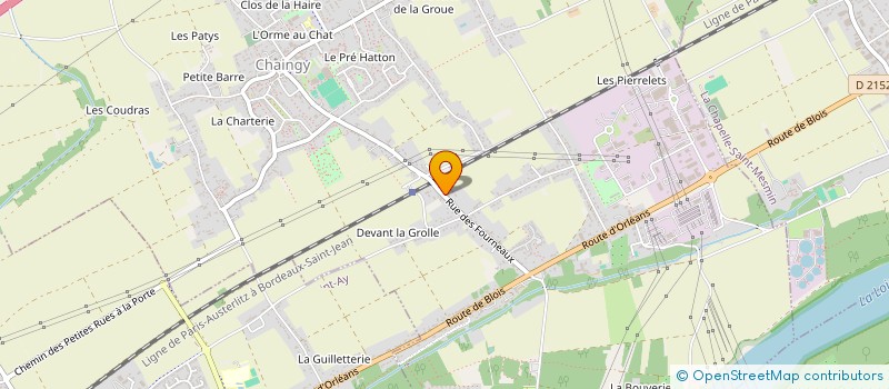 localisation de l'entreprise VAL IMMOBILIER SARL à CHAINGY