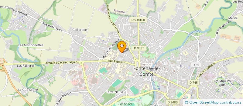 localisation de l'entreprise VAL INVEST  FONTENAY-LE-COMTE