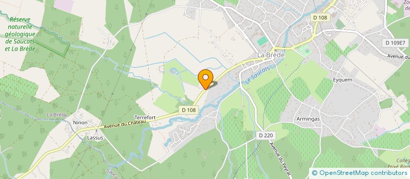 localisation de l'entreprise VAL JOYEUX IMMOBILIER à LA BREDE