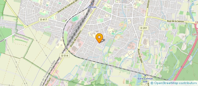 localisation de l'entreprise VAL JVCC  COLMAR