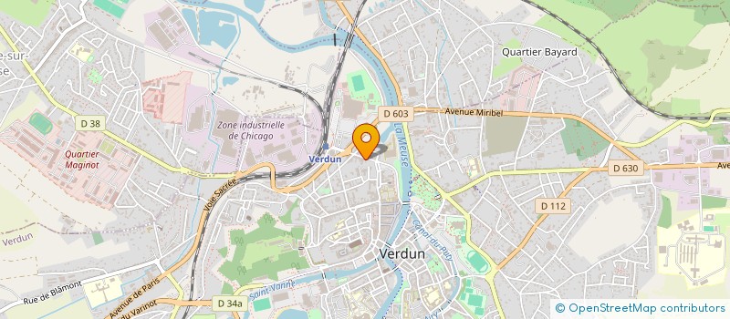 localisation de l'entreprise VAL'KINESIO à VERDUN
