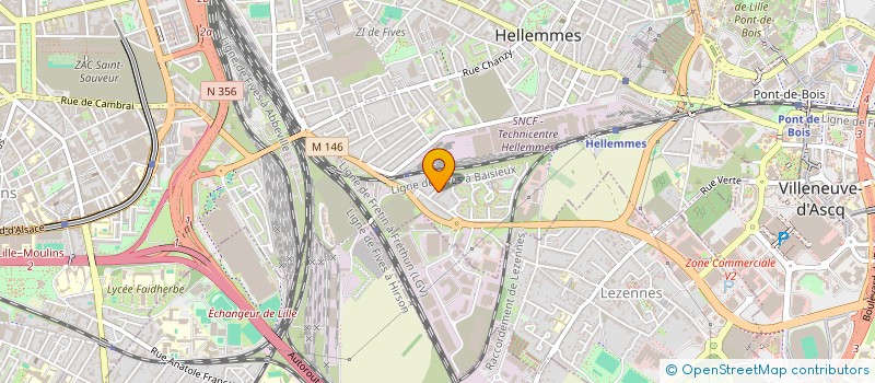localisation de l'entreprise VAL-LION à LILLE