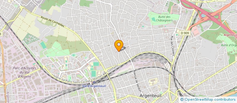 localisation de l'entreprise VAL-MALCOUTURE SA  ARGENTEUIL