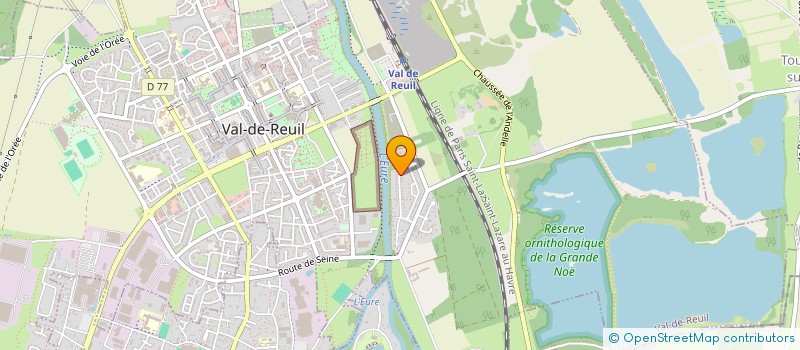 localisation de l'entreprise VAL MIX CITE  VAL-DE-REUIL