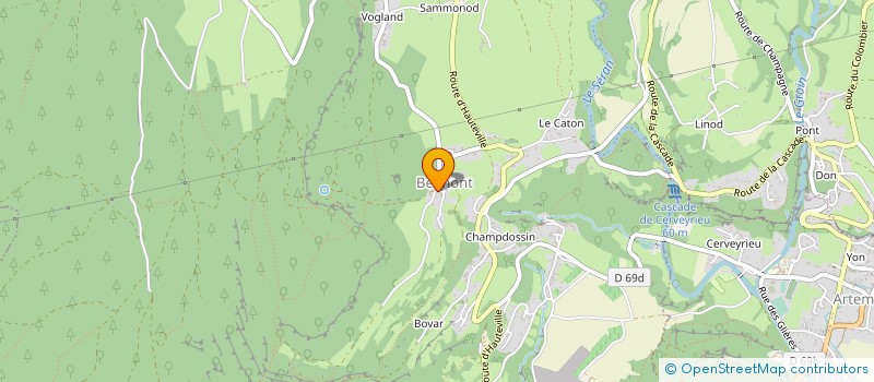 localisation de l'entreprise VAL MUSE  CHAMPAGNE-EN-VALROMEY