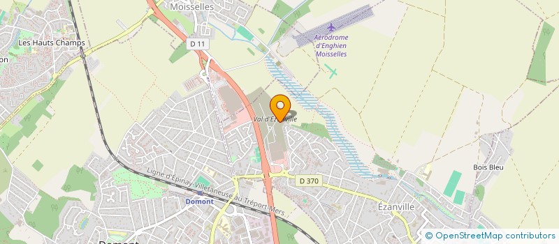 localisation de l'entreprise VAL MYN à EZANVILLE