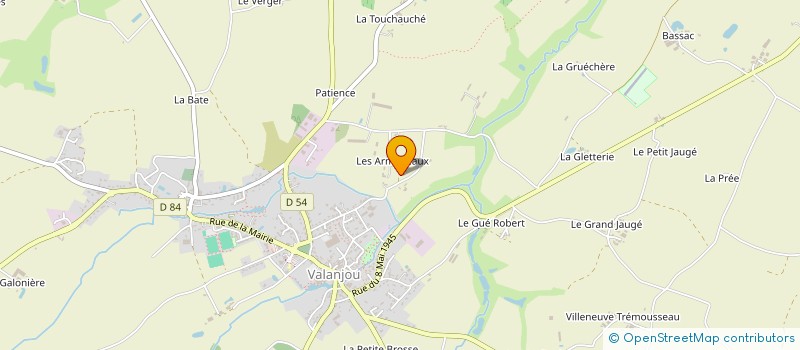 localisation de l'entreprise VAL NRJ SUN  CHEMILLE-EN-ANJOU