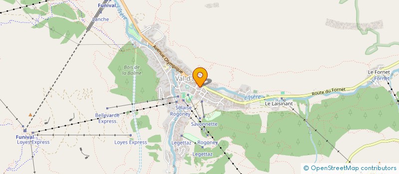 localisation de l'entreprise VAL OPTIC à VAL D'ISERE