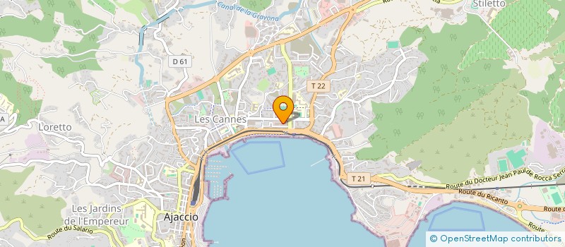 localisation de l'entreprise VAL PARFUMS à AJACCIO