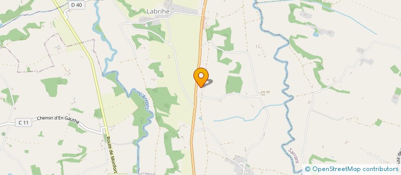 localisation de l'entreprise VAL PINSON ET VIGNALAT  LABRIHE