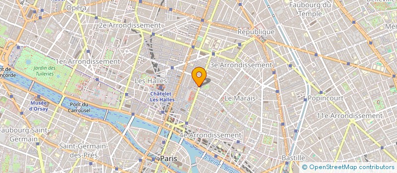 localisation de l'entreprise VAL. & PRAD.  PARIS