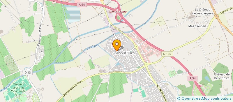 localisation de l'entreprise VAL PREVERT 96 à CAISSARGUES