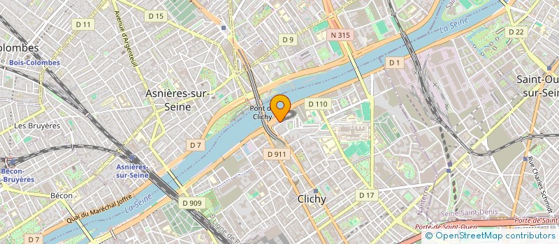 localisation de l'entreprise VAL'PROJECT à CLICHY