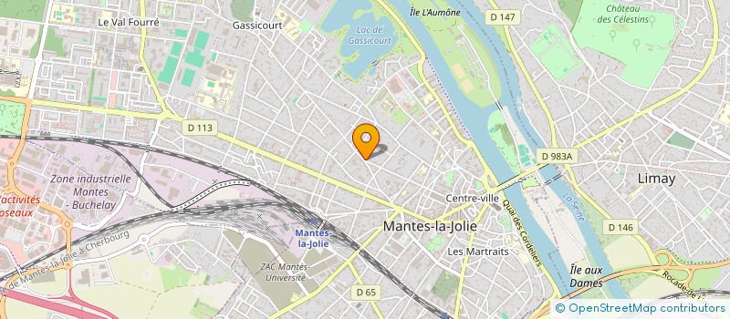 localisation de l'entreprise VAL RESEAUX  MANTES-LA-JOLIE