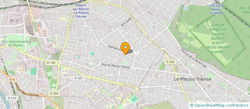 localisation de l'entreprise VAL ROGER  CHAMPIGNY-SUR-MARNE