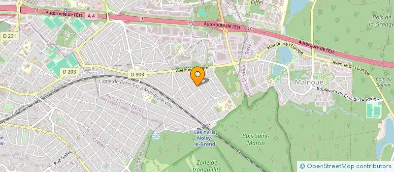 localisation de l'entreprise VAL ROGER  NOISY-LE-GRAND