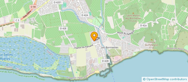 localisation de l'entreprise VAL ROSE  LA LONDE LES MAURES