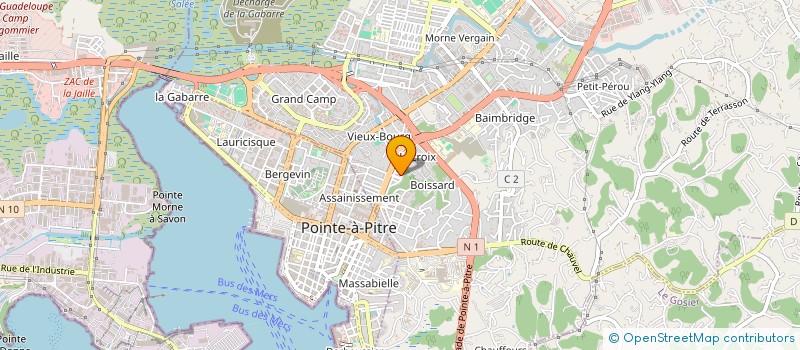 localisation de l'entreprise VAL ROYALE SERVICES à LES ABYMES