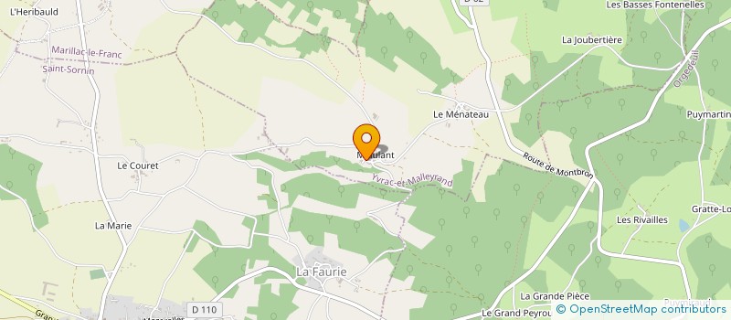 localisation de l'entreprise VAL SAUVAGE à YVRAC-ET-MALLEYRAND
