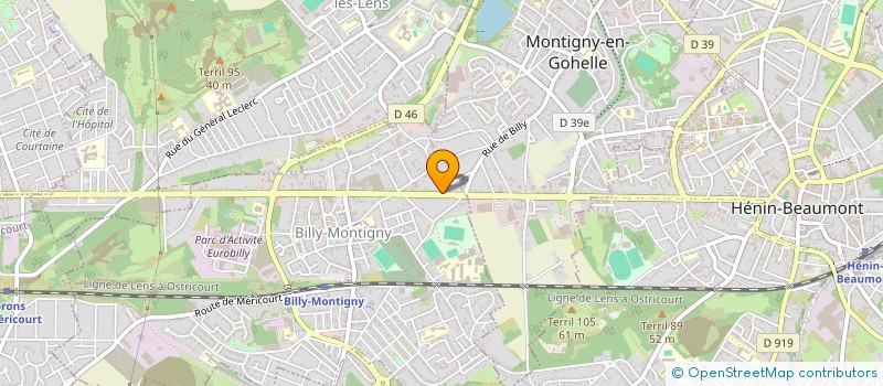 localisation de l'entreprise VAL'SECURITE CYNOPHILE PRIVEE à BILLY-MONTIGNY