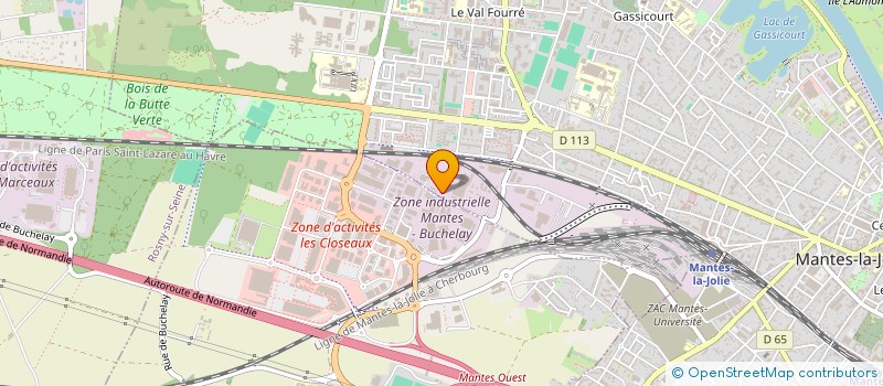 localisation de l'entreprise VAL SERVICES  MANTES-LA-JOLIE