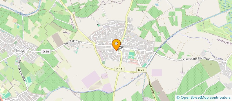 localisation de l'entreprise VAL SERVICES à ALENYA