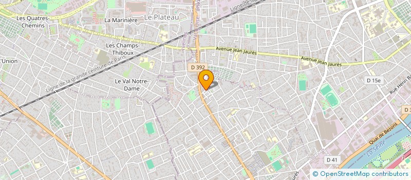 localisation de l'entreprise VAL SERVICES  BEZONS