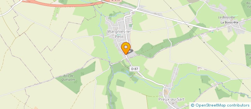 localisation de l'entreprise VAL STUD à WARGNIES-LE-PETIT